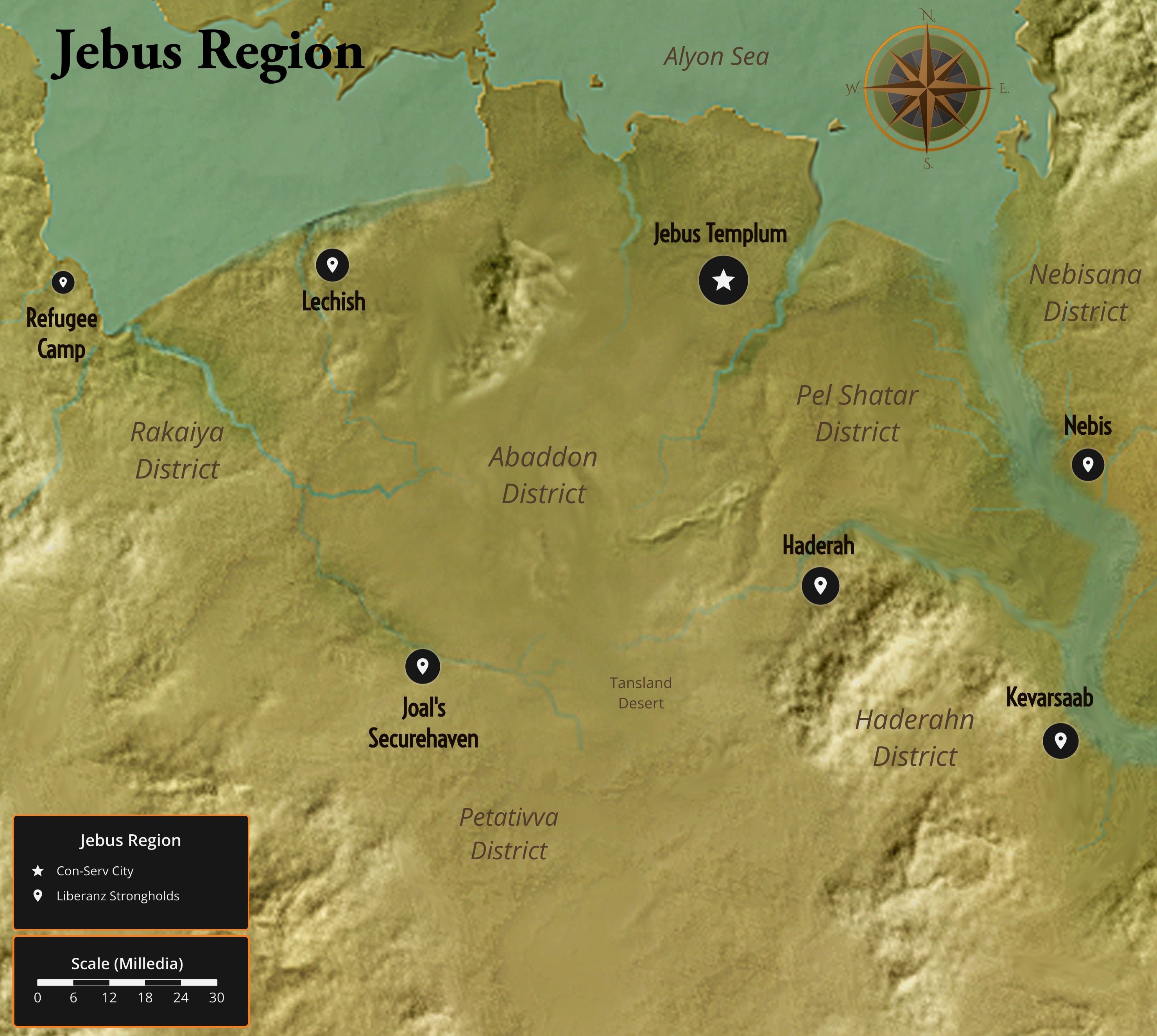 Anderia's Jebus Region