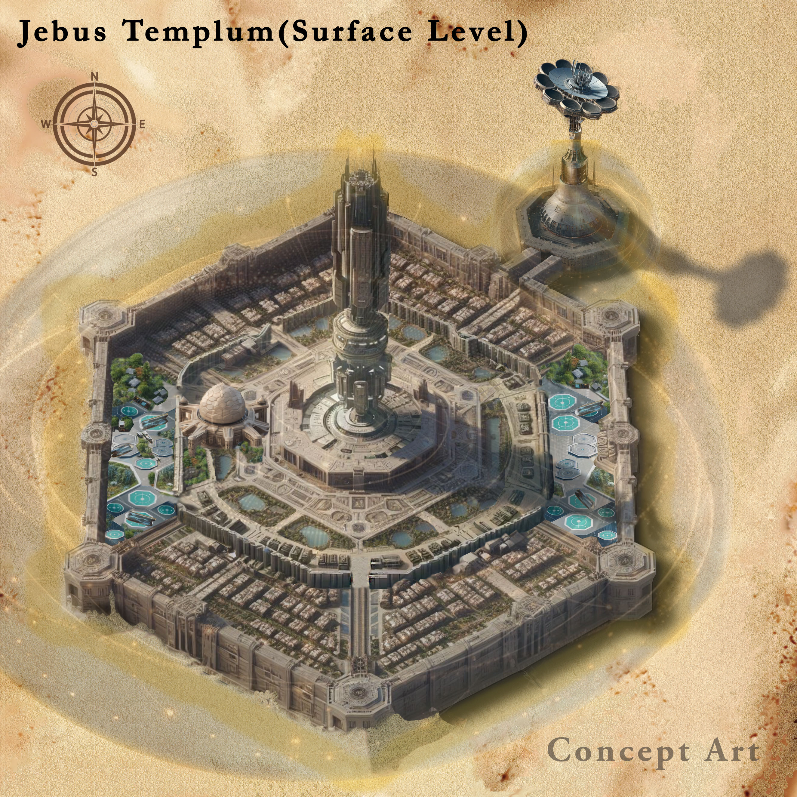 Jebus Templum - Surface Level